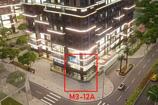 SHOP CHÂN ĐẾ 12A TÒA M3 MADISON (M3-12A) COSMOPOLITAN, VINHOMES CỔ LOA